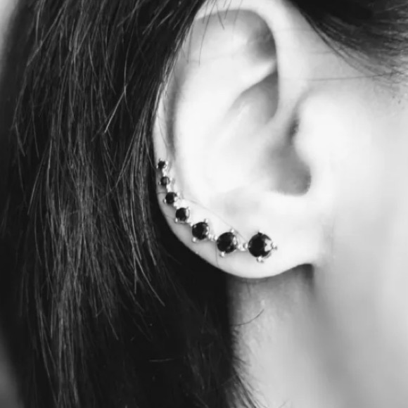 🖤 Sterling Silver  earrings🖤 - Picture 4 of 4